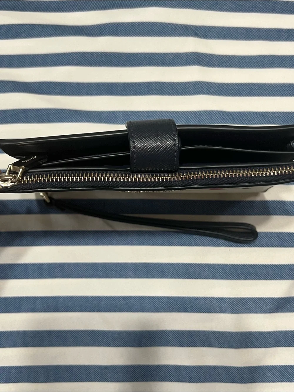 kate spade Cream Cherry-Print Wristlet